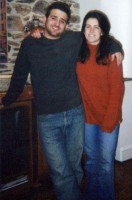 Abbi Jacobson with brother Brian Jacobson