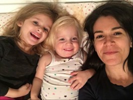 Abbi Jacobson with nieces Stella & Mae Jacobson