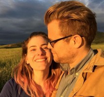 Adam Conover with girlfriend Lisa Hanawalt