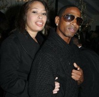 Alex Martin with ex-boyfriend Stevie J