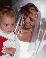 Alexandra Krosney at her parents' wedding