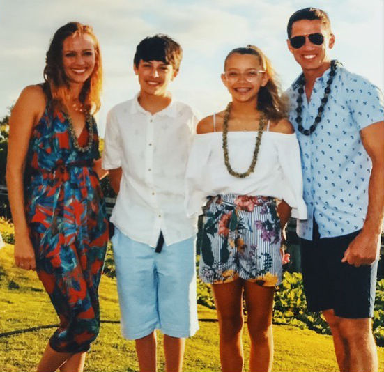 Amy Acker family- Son Jackson Carpinello, daughter Ava Carpinello