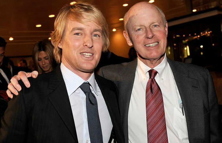 Andrew Wilson's father Robert Wilson with Owen Wilson