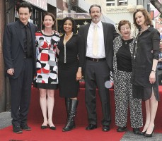 Ann Cusack Family: Mother(Nancy), sister(Susie) & Brothers(Bill, John) & Bill's girlfriend
