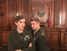 Anna Wood as Captain Maya Dobbins in 