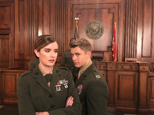 Anna Wood as Captain Maya Dobbins in 