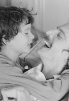 Balthazar Getty childhood, with father