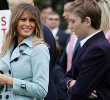 Barron Trump & Mom Melanie Trump