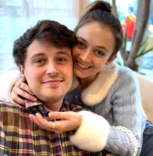 Billie Lourd and husband Austen Rydell