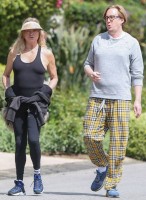 Boston Russell & step-mom Goldie Hawn