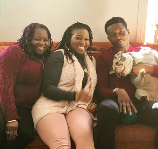 Brandon Micheal Hall family: Mother Bettty & Sister Octavia