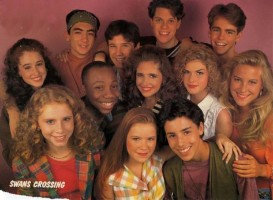 Brittany Daniel with Swans Crossing cast