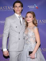 Christy Altomare with co star Derek Klena