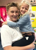 Cynthia Daniel's children- Ryland Hauser(Son), Steely Rose Hauser(daughter)