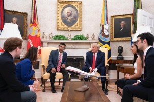 Debbie & Dinesh D'Souza with Donald Trump