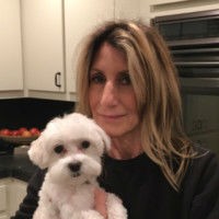 Ernestine Sclafani with pup Hazel