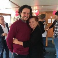 Finty Williams with boyfriend Joe