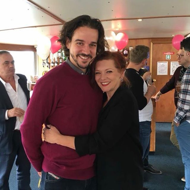 Finty Williams with boyfriend Joe