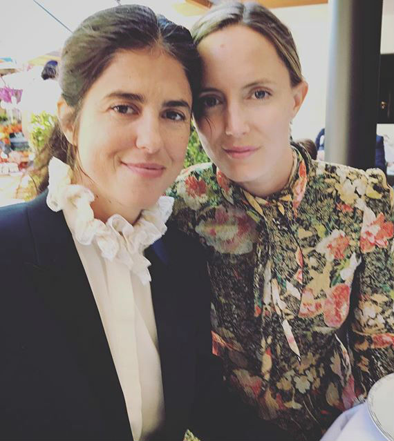 Francesca Gregorini with girlfriend Morgan Marling