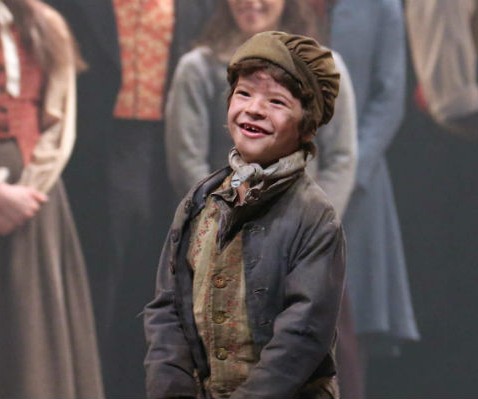 Gaten Matarazzo performing on Broadway