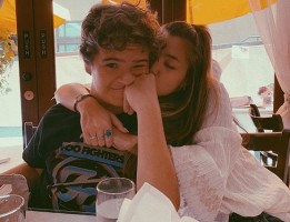 Gaten Matarazzo with girlfriend Lizzy Yu
