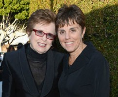 Ilana Kloss with Girlfriend Billie Jean King