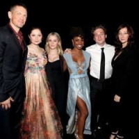 Isidora Goreshter with Shameless cast