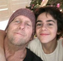 Jack Dylan Grazer with father Gavin Grazer
