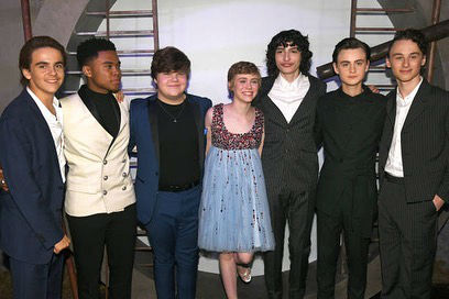 Jack Dylan Grazer with IT cast