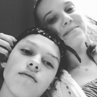 Jacob Sartorius with Millie Bobby Brown