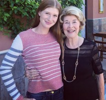 Jennifer with grandmother