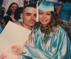 Jessica Caban with brother Charlie Caban