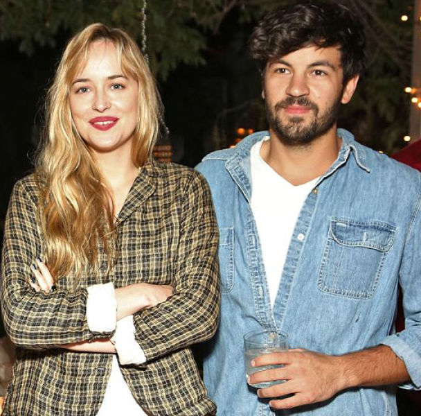 Jordan Masterson with Dakota Johnson