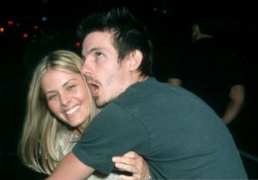 Justin Herwick with girlfriend Nicole Eggert