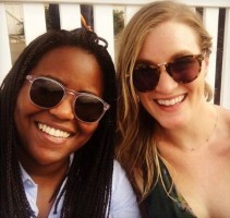 Katia Washington with her rumored girlfriend