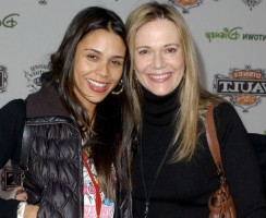 Kidada Jones with mother Peggy Lipton