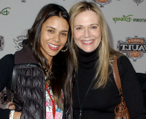 Kidada Jones with mother Peggy Lipton