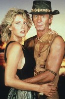 Linda Kozlowski with Paul Hogan