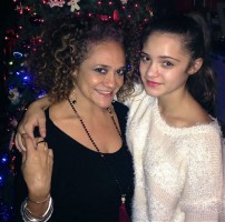 Luna Blaise with mother Angelyna Martinez