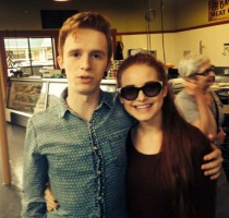 Madelaine Petsch's with brother Shaun Petsch