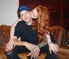 Madelaine Petsch with her Boyfriend Travis Mills