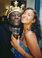 Maya Jama with her boyfriend Stormzy(Michael Omari)