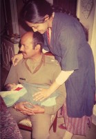 Mayanti Langer's parents- Mayanti is the baby