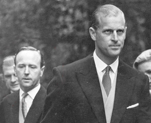 Michael Parker with Prince Philips