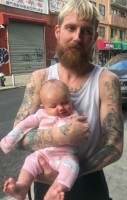 Nancy Wiesenfeld's son Adam with his daughter Ari
