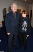 Rima Horton and Alan Rickman
