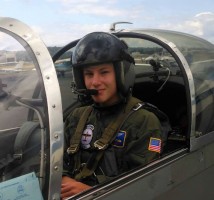 Rory Gates in the plane