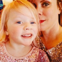 Sarah Burns with her daughter