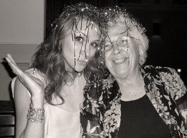 Shantel VanSanten with her grandmother