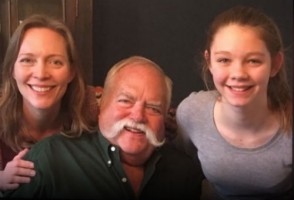 Sharon Mobley Stow with her father & daughter